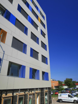 Auf den Punkt Architekten Dresden - Umbau eines Plattenbaus für die TU Dresden