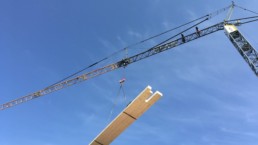 Auf den Punkt Architekten - Baustelle - Villa in Holzbauweise